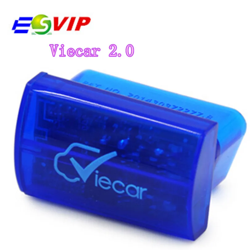 Новые Viecar2.0 Bluetooth показателя viecar OBD ELM327 автомобиля диагностический детектор сканер Android для нескольких марок автомобилей