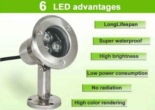 Zhenlong Acuario 3 W LLEVÓ Luces Subacuáticas Para Estanques Piscina Proyector DC12V Fuente de Luz Led Piscina Luces Subacuáticas Zhenlong Acuario 3 W LLEVÓ Luces Subacuáticas Para Estanques Piscina Proyector DC12V Fuente de Luz Led Piscina Luces Subacuáticas