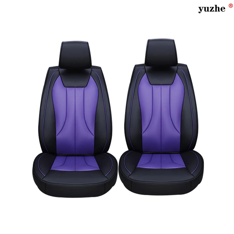 2 pcs Leather car seat covers For Opel Astra h j gmokka insignia mokka corsa ampera car accessories car-styling