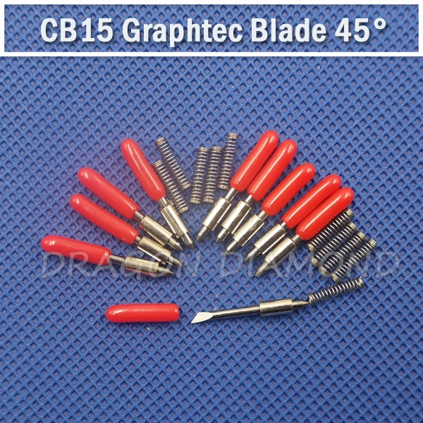 

10pcs CB15 graphtec blades 45 Degreen plotter blades for 1.5MM Sign Vinyl Cutting Plotter