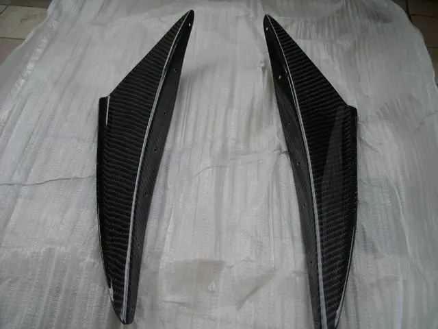 Карбоновый передний бампер Canard подходит для 1999-2000 Mitsubishi Evolution 6