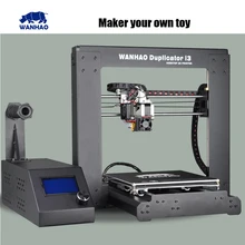 2015 обновленная качество высокая точность wanhao Prusa i3 V2 DIY 3d принтер комплект с
