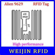 Alien 9629 UHF RFID сухая инкрустация 860-960 MHZ Higgs3 915 M EPC c1g2 ISO18000-6C, может использоваться для RFID меток и этикеток