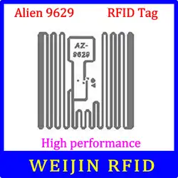 Alien 9629 UHF RFID сухая инкрустация 860-960 MHZ Higgs3 915 M EPC c1g2 ISO18000-6C, может использоваться для RFID меток и этикеток