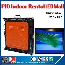 TEEHO внутренний арендуемый Светодиодный светильник стены P10 0,64x0,64 m 1/8 сканирования литьем под давлением алюминиевый Прокат шкаф панели полноцветный светодиодный видео панель Свадьба гостиничном номере