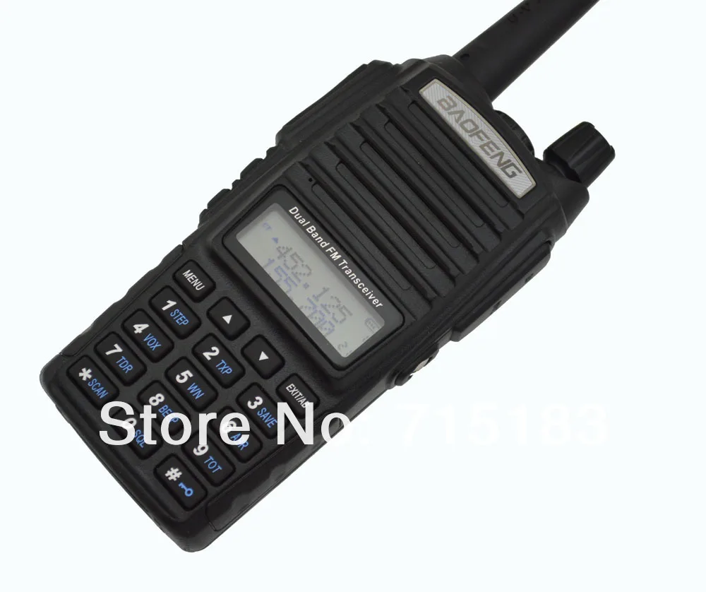 Walkie Talkie Baofeng UV-82 Двухдиапазонный 2 способ радио приемопередатчик VHF& UHF Baofeng UV 82 UV82 рация