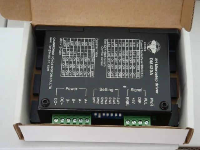 Драйвер шагового двигателя DM420A 1.7A 12-36V 128micsteps высокое качество fro Nema17 мотор 3d принтер