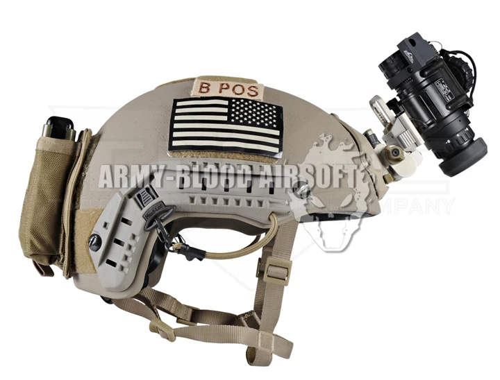 CNC Wilcox L4 G25 NVG крепление ночное видение стенты даже алюминий Ops-Core VAS кожух(BK TAN