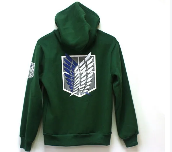 Толстовка с капюшоном Shingeki no Kyojin Легион скаутов Толстовка Куртка