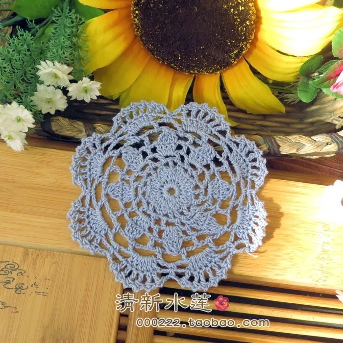 30 рис./лот красочные круглые Корсеты кружева doilies светодиодные подстаканники flet для домашнего декора подстаканник для кофейного стола