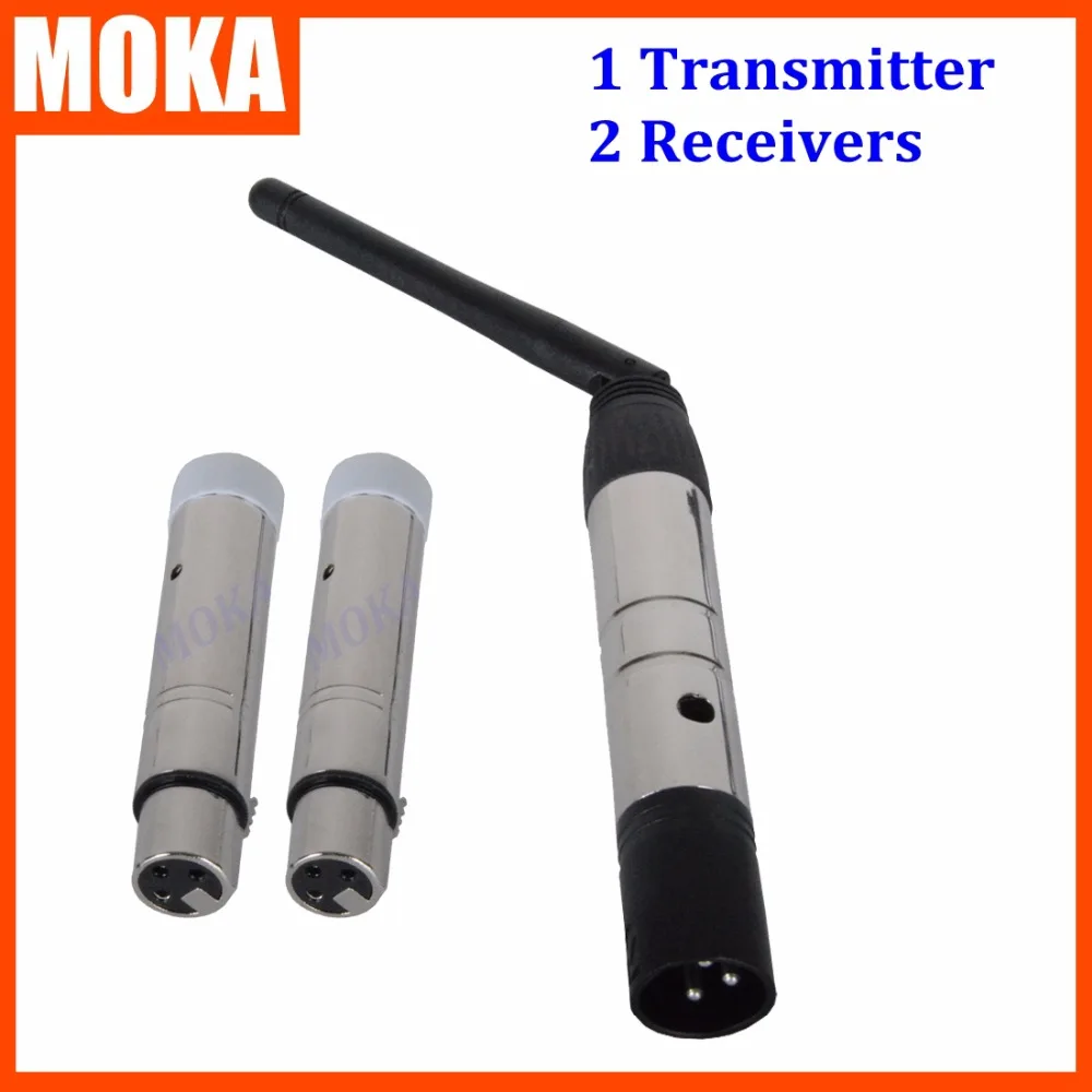

3pcs/lot wireless charging receiver DMX Kit Fast transfer and receiver the signal DMX 512 console dedicated for stage light