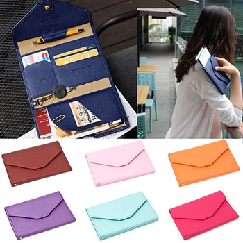 

150pcs/lot Credit ID Card Holder Travel Passport Cash Organizer Bag Purse Wallet Handbags