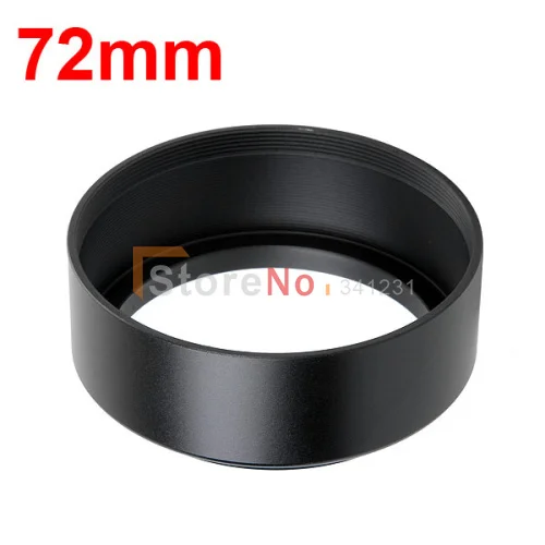 2шт 72 мм стандартная металлическая бленда для фильтра резьба lens18-200mm аксессуары для объектива