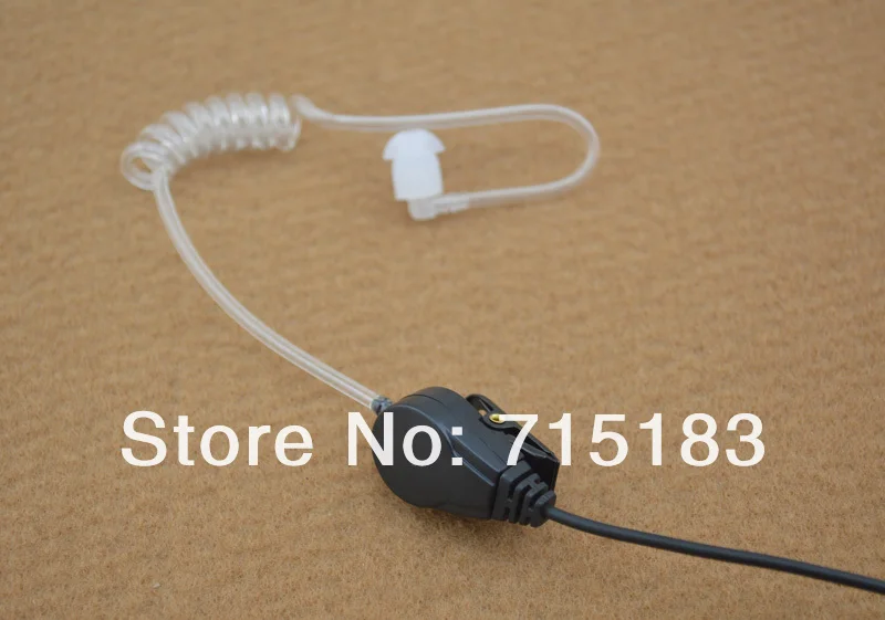 Kirisun KME-009 Air-Tube акустический наушник-микрофон с PTT для Kirisun PT5200 PT4200 PT260 PT3600 PT558 PT558S