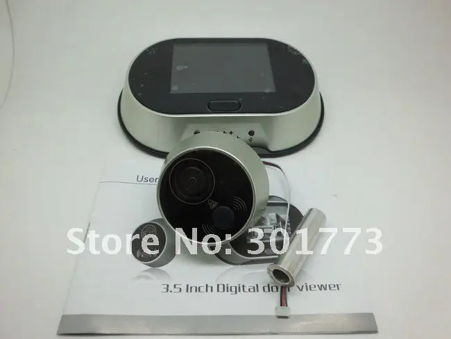 Free shipping digital door viewer with doorbell and do not disturb function