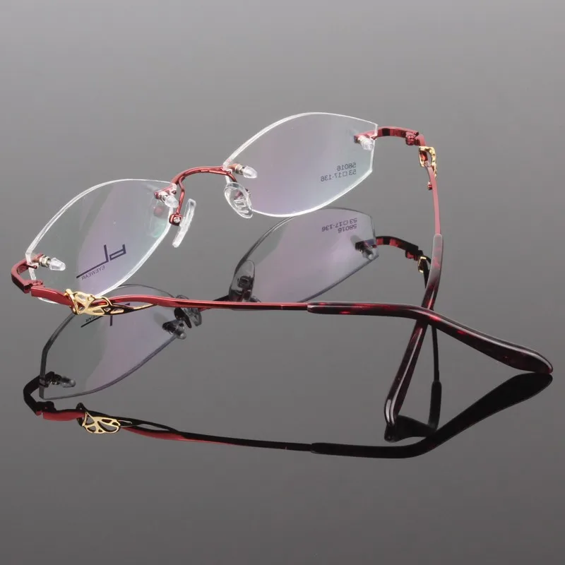 DFMING очки в оправе женские очки в оправе при близорукости очки без оправы для очков для женщин очки с диоптриями рамка