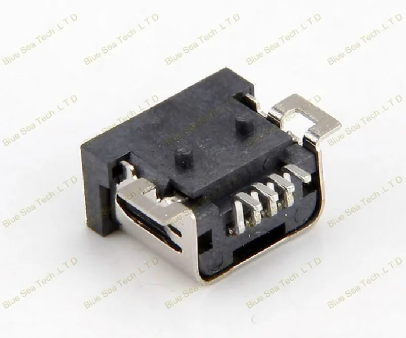 50 шт. мини USB 4 P Женский Домкраты разъем PCB крепление для телефона, MP4, SMD розетка USB, устойчивость к воздействию высоких температур