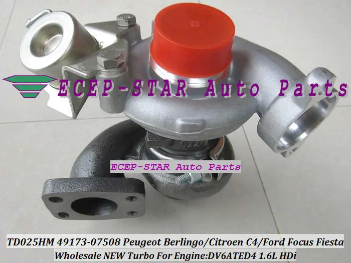 TD02 TD025HM 49173-07508 49173-07506 49173-07507 0375N5 для FORD Focus Fiesta Fusion для Citroen C4 Berlingo DV6ATED4 1.6L
