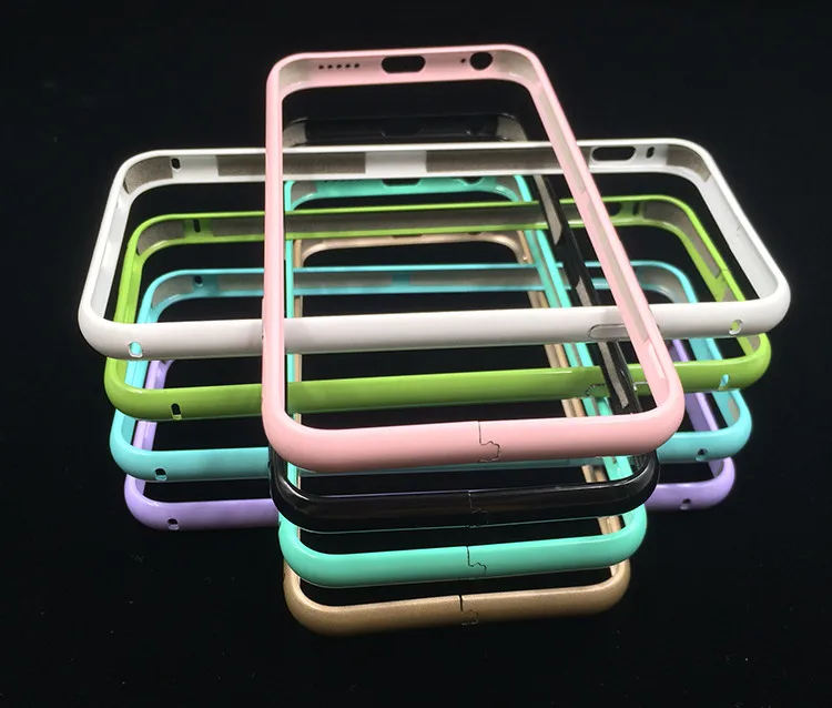 Бампер для iPhone 5 5S 6 7 Алюминий металла Краски чехол 6 Plus 7 Plus Coque Pour Etui Caso fundas Para телефон кристалл Custodia