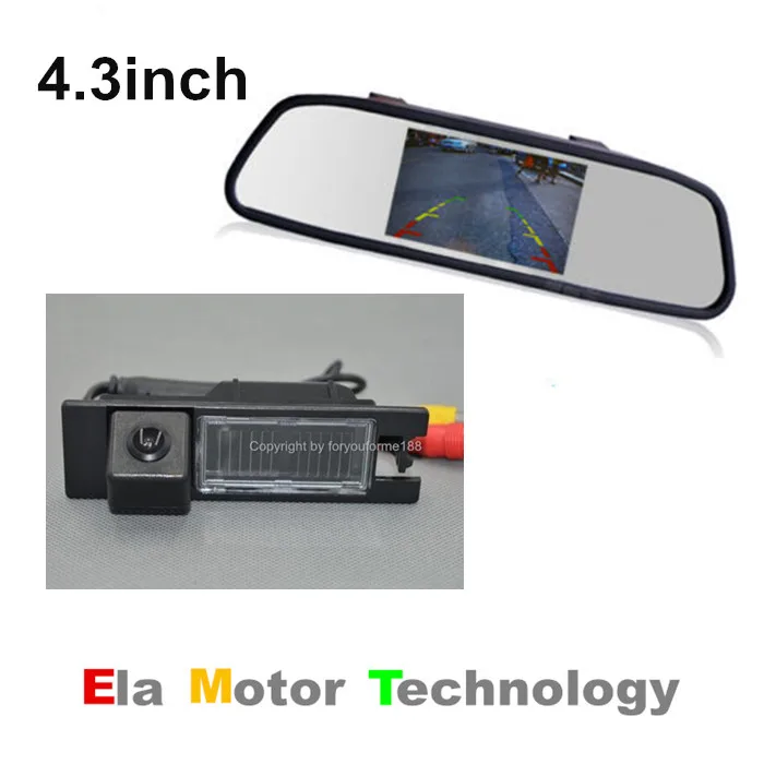 Камера заднего вида для Chevrolet Viva G / Zafira B с ЖК дисплеем 4 3 дюйма|camera vehicle|car tabletcamera