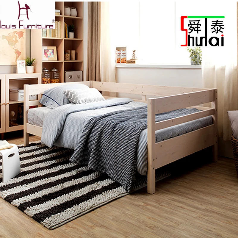 Compra cama de madera de pino online al por mayor de China
