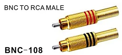 100 шт BNC к RCA штекер коаксиальный переходник Кабель для камеры видеонаблюдения Sysetem(BNC-108