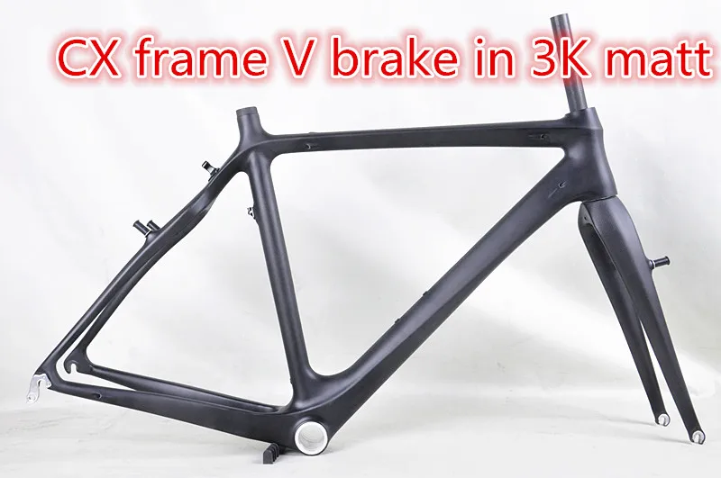 Dengfu frameset FM058 ciclocross con freni Cantilever piena del carbonio CX  telaio da strada bicicletta e forcella in finitura opaca|cyclocross  frameset|bicycle frameroad bicycle frame - AliExpress