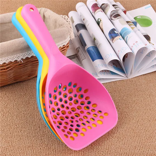 Kitten Sand Waste Scooper Shovel Plastic Litter Scoop Clean Tool for