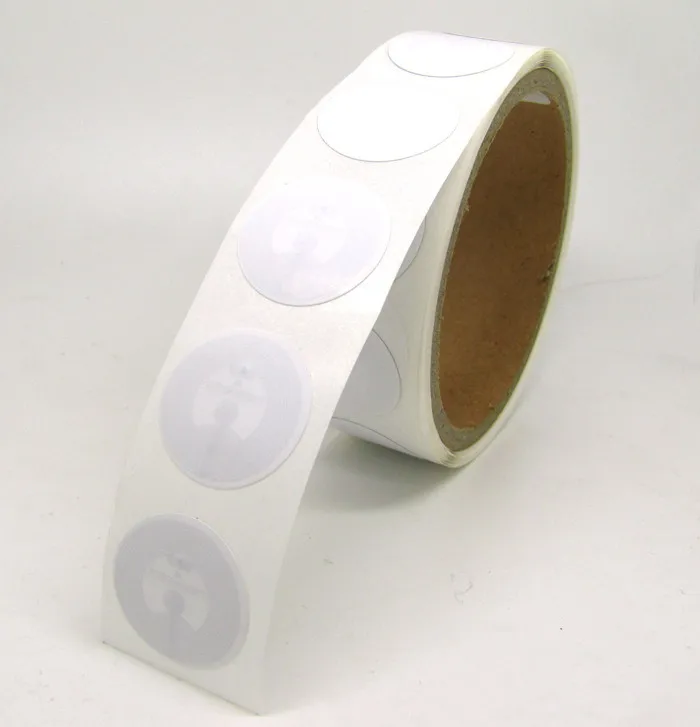 100 шт/лот RFID Этикетка/Наклейка/бирка 13,56 МГц ISO 14443A S50 1K байт круглые 27 мм или 38 мм бумажные этикетки