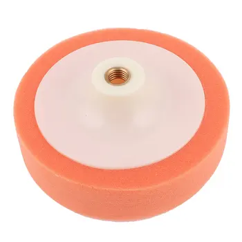 

X Autohaux Car 1/4Pt Thread Buffing Polishing Foam Polish Pad 6" 150Mm Dia Orange