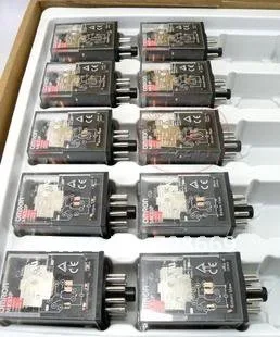 10 шт./набор, база+ катушки реле мощности MKS3P 11pin 2NO 2NC 10A(нет) 5A(NC) DPDT DC12V