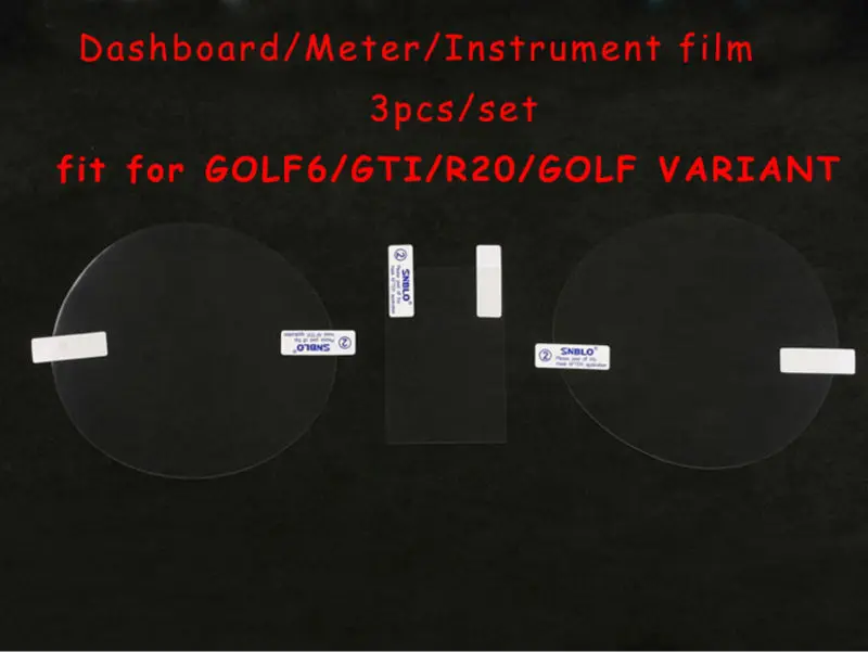 Приборная панель метр инструмент Защитная пленка Комплект Анти-излучения подходит для VW GOLF BORA пленка АТИ-радиация Polo Lavida PASSAT TIGUAN пленка 3 шт. или 1 шт