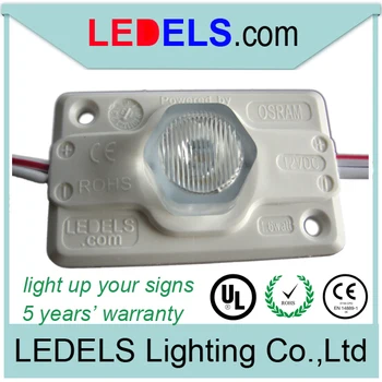 

500pcs/lot ,c/UL certified CE ROHS 1.6w 120 lumens edge light high power led module for double sided light box sign illuminated