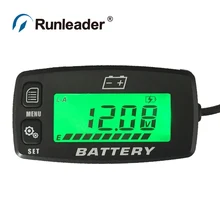 BI008 Battery Gauge battery GEL LiFePO4 AGM VOLT meter battery indicator FOR marine Auto Motorcycle ATV Tractor Trolling Motor