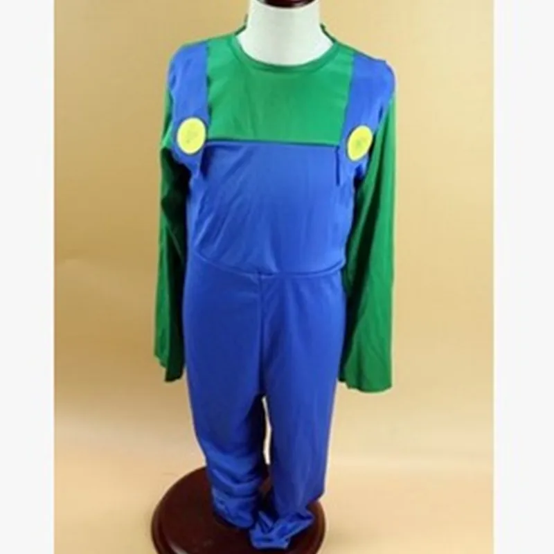 S-XL дети обувь для мальчиков взрослых Super Mario Bros косплэй костюмы на Хэллоуин Детский день карнавал Пурим Рождество платье для маскарада, вечеринки