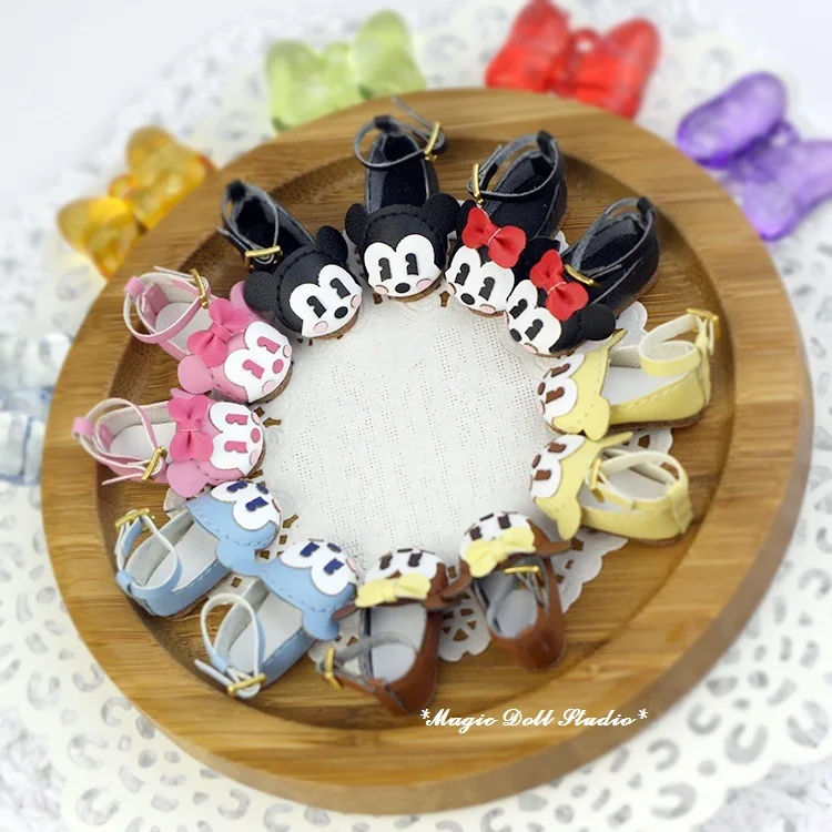 [MG213] новая обувь для куклы Neoblythe# майки и обувь с Минни для изготовления кукольных туфель Neoblythe оптом