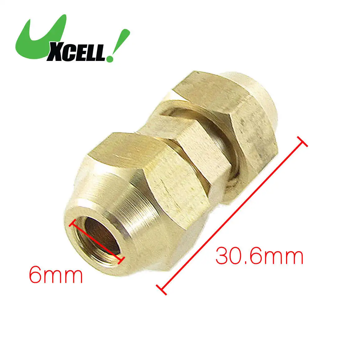 

UXCELL 6Mm 15/64" Tube Hose Quick Coupler Coupling Pneumatic Air Fitting