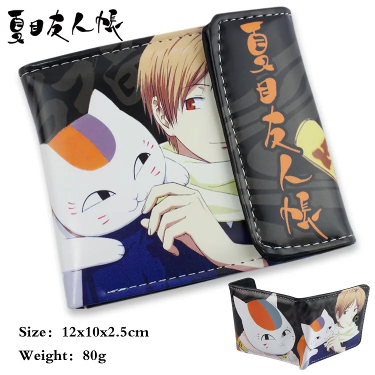 Аниме Нацумэ yuujinchou PU короткий кошелек Такаси Нацумэ Natori Shuuichi Тип B