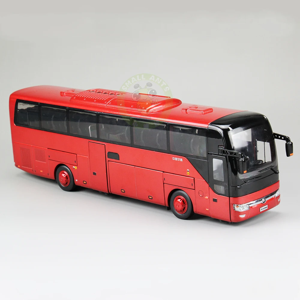 Модель автобуса в масштабе 1/42 Китайский автобус YuTong ZK6122H модель автомобиля под