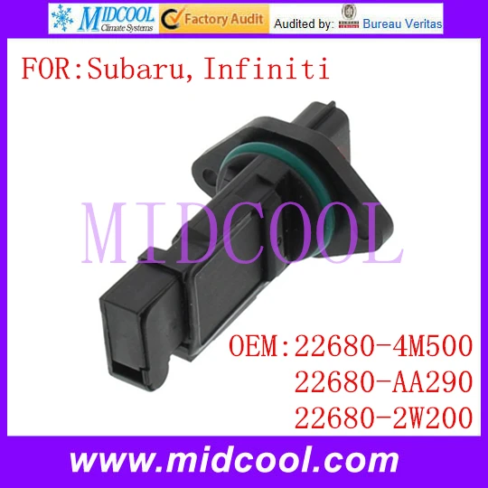 

New Mass Air Flow Sensor use OE No. 22680-4M500 22680-AA290 22680-2W200 for Infiniti