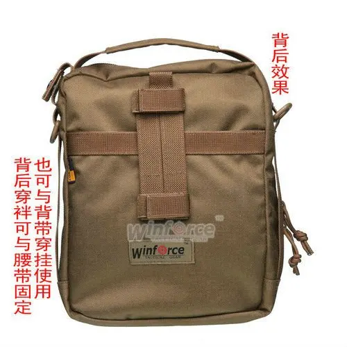 Ремень для тактического снаряжения WINFORCE/WS-1" руководство" сумка/ CORDURA/гарантированное качество Военная и наружная сумка через плечо