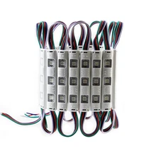 100 шт./лот Best цена IP65 5730 3 светодиодный модуль Водонепроницаемый теплый белый зеленый белый rgb литья под давлением для DC 12 В, 75 мм* 12 мм