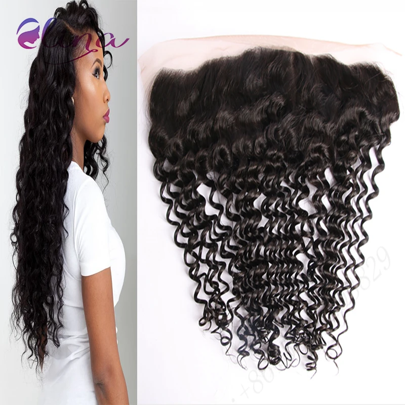 

Pre Plucked 360 Lace Frontal Closure 10A Lace Frontals With Baby Hair Natural Hairline Peruvian Deep Wave 360 Lace Virgin Hair