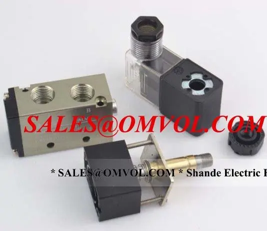 Качество Shande 5 способ 2 положения Соленоидный клапан 4V210-08 1,5-8kgf/cm2 IP65 AC380V/220 V/110 V/24 V, DC24V/12 V жизнь = 600M раз