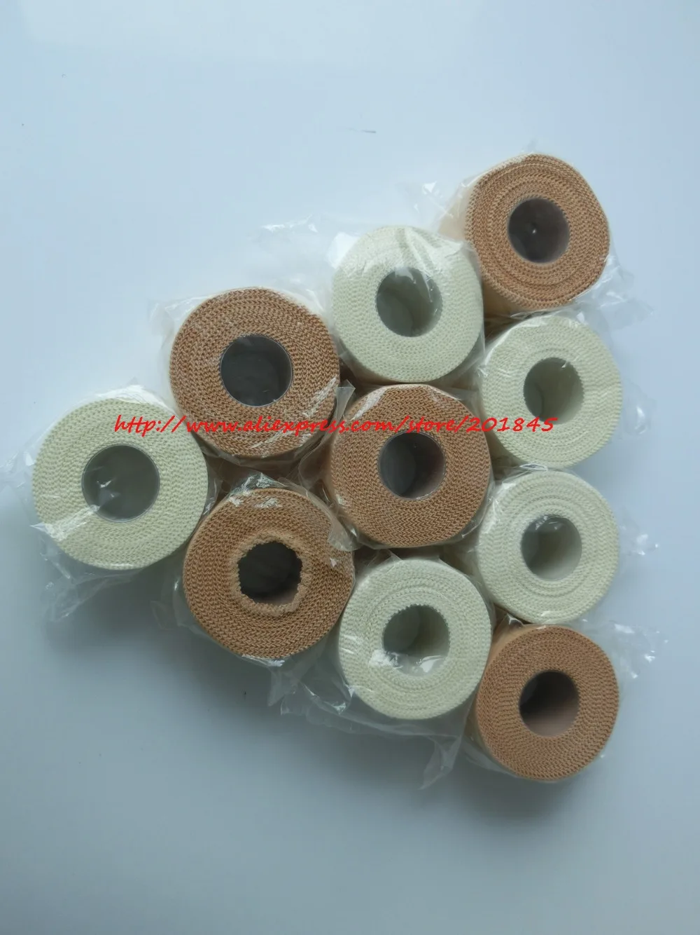 

3.8cm x 4.5m Sports Tape Zigzag Edge Cotton Bandage Sports Protector Athletic Brace 100rolls/lot For First Aid