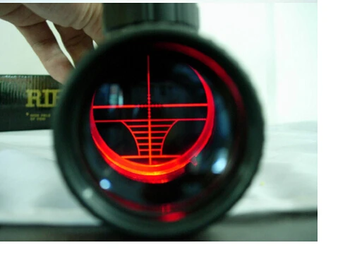 Горячее предложение! Распродажа! 3-9x56E подсвеченный красным Rangerfinder инфракрасный охотничий прицел Airosft оптический, телескопический прицел