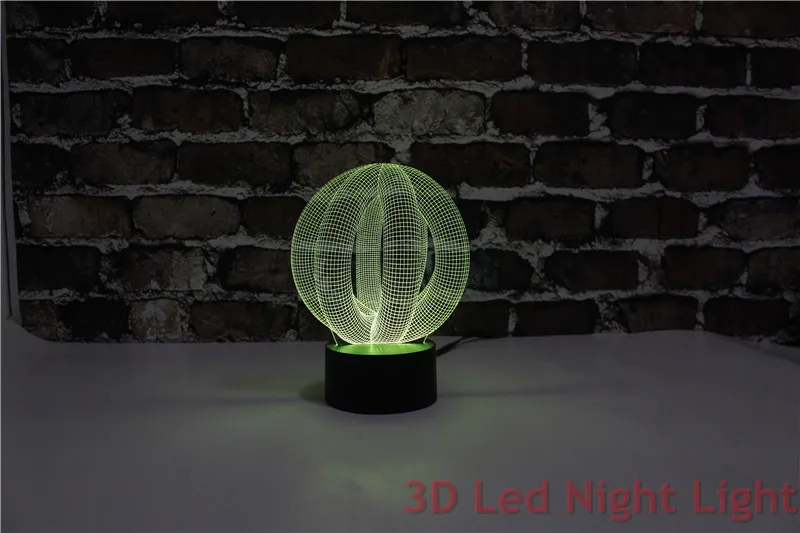 Лидер продаж; подарок на день рождения 3D Led Иллюзия модной настольные лампы с сертификат UL YJM-2899
