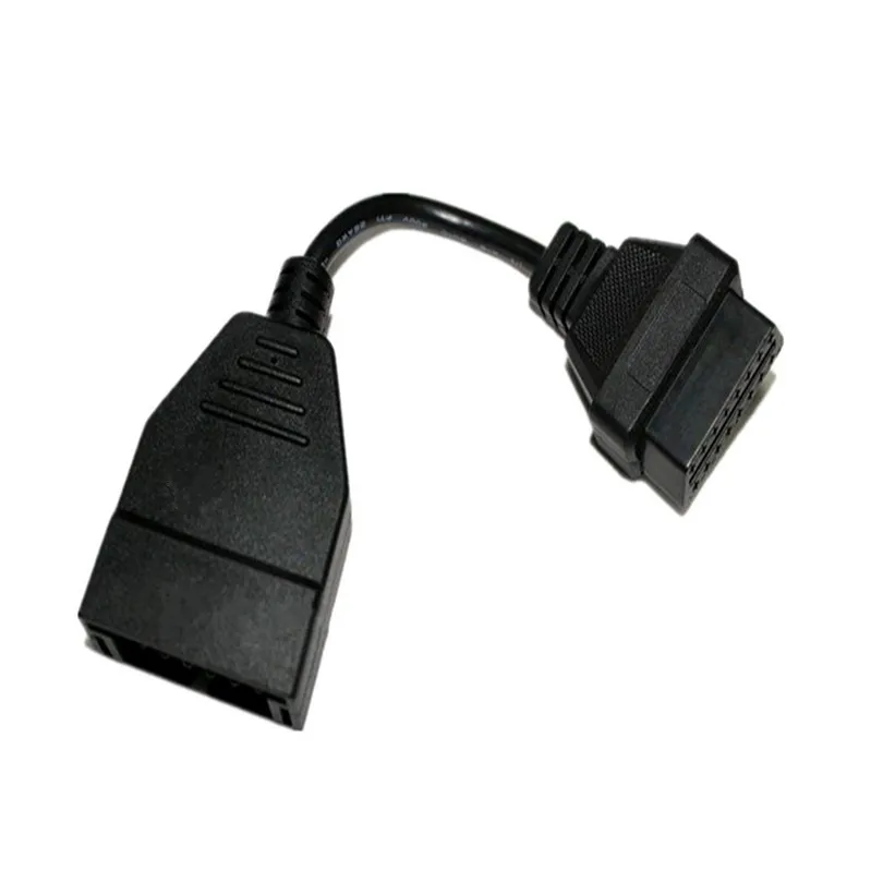 10 шт./лот OBD2 кабель G-M 12 штепселный разъем диагностического кабеля 12pin адаптер для 16Pin OBD2 разъем 12-контактный