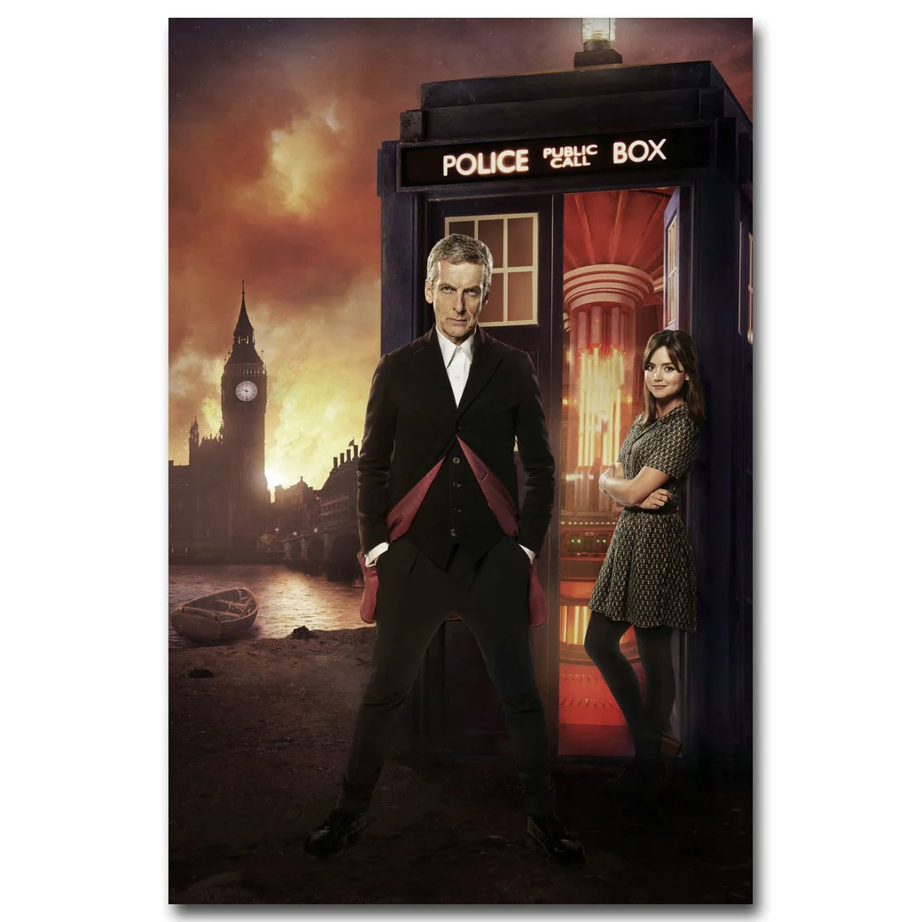 

DOCTOR WHO Art Silk Fabric Poster Print TV Series Picture for Living Room Wall Decoration 13x20 24x36inch 003