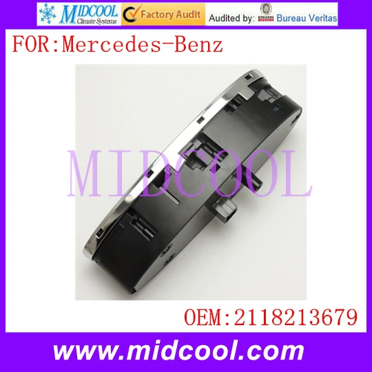 Главный переключатель окна использовать OE NO. 2118213679 для Mercedes-Benz